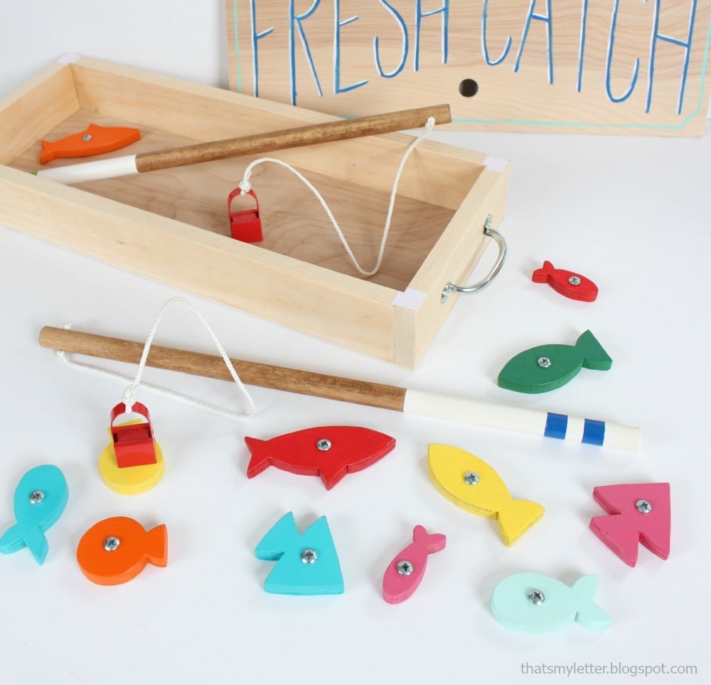 Wood Toy Fishing Game Ana White